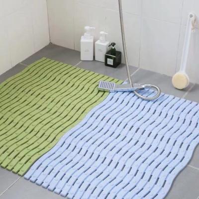 China Sustainable High Quality Non Slip Sucker Bath Mat / Toilet Mat For Bathroom for sale