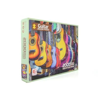 China DIY TOY Popular Custom Design Adults Guitar 2000 Piece Jigsaw Puzzles for sale