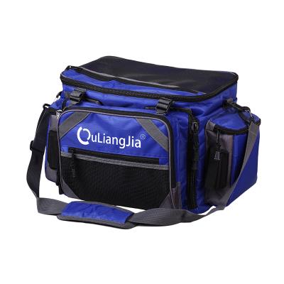 China UNIVERSAL Outdoor 1680D Polyester Fishing Case Waterproof Fishing Tackle Bag Fishing Backpack for sale