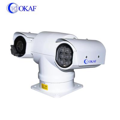 China Weatherproof / Weatherproof Vehicle Surveillance 360 ​​Degree Auto Tracking IP PTZ Camera With Self Locking for sale