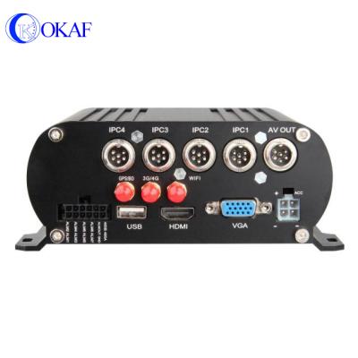 China 1080P Car NVR Kit, 4 Channel Mobile Vehicle NVR IP Hard Drive Recorder For Truck OK-CZ04HVR for sale