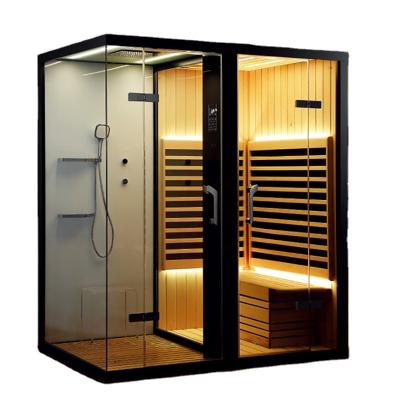 China Modern Wet Dry Indoor Chinese Factory Sauna Steam Machine Sauna Room High Quality Sauna Room for sale