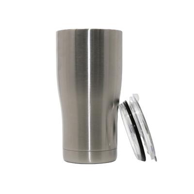 China Wholesale Viable 20 Ounce Travel Car Mugs Coffee Christmas Gift Tumbler Cups Powder Coated Vacuum Insulated Empty Car Mug Bulk for sale