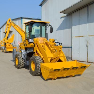 China BOXINHUASHENG Hydraulic Pump Loader Backhoe Attachment Front End Loader With Backhoe for sale