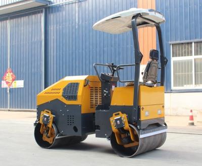 China Manufacturing Plant Double Drum Diesel Engine Road Roller with HYDAC Hydraulic Valve for sale