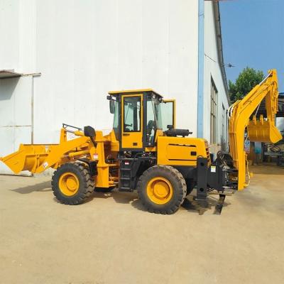 China Manufacturing Plant Mini Backhoe Loader with 3 cbm Bucket Capacity and Front Loader for sale