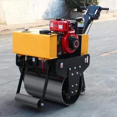 China 300kg Small Vibratory Roller Mini Walk Behind Road Roller Compactor for Road Building for sale