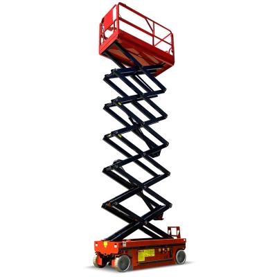 China Battery Powered 220v Mobile Electric Self-Propelled Hydraulic Scissor Lift Platform Table for sale