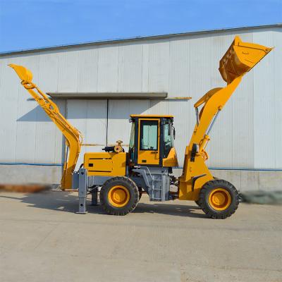 China HQ-WZ-20-28 Mini Backhoe Loader Excavator with 37 KW and 500 mm Min. Turning Radius for sale