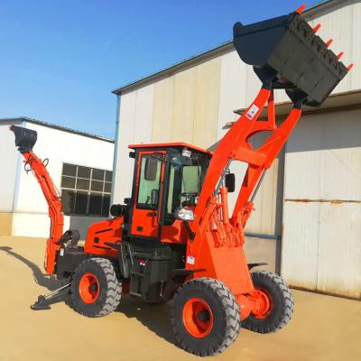 China Construction Machinery Backhoe Loader Tractor HQ-WZ-20-28 with 500 mm Min. Turning Radius for sale