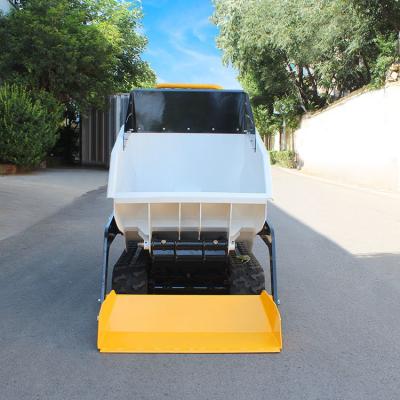 China Rubber Track Truck Moving Type Crawler Loader 300kg 500kg Tracked Mini Dumper Machine for sale