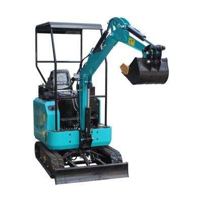 China 1800 kg Machine Weight HUAQI Mini Digger Crawler Excavator with Eaton Hydraulic Cylinder for sale