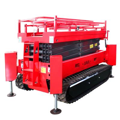 China CE ISO Certified Electric Scissor Lift with 113kg Extended Platform Safe Working Load for sale