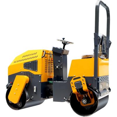 China 1 Ton Double Drum Walk Behind Road Roller Soil Compactor Rollers for Road Construction for sale