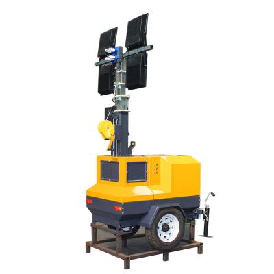 China 40000 Working Hours Standard IP Rating Mobile Diesel Light Tower with Diesel Generator for sale