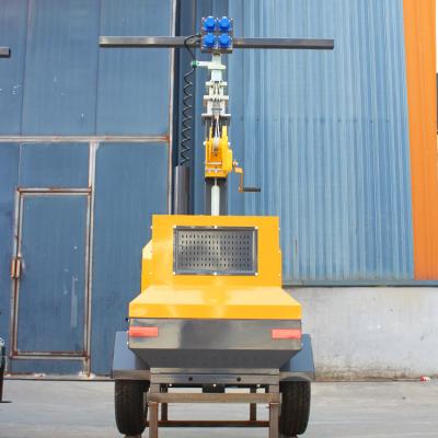 China Mobile Hydraulic/Manual Diesel Lighting Tower with 65lm/w Lamp Luminous Efficiency for sale