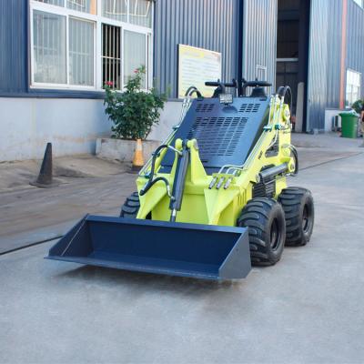 China Mini Skid Steer Loader Diesel Small Skid Loader HQ-MH420 with HQ Hydraulic Valve for sale