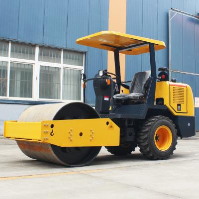 China High Operating Efficiency Single Drum Roller Compactor Vibratory Soil Roller For Sales for sale