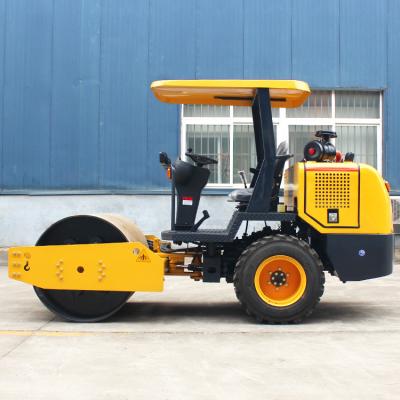 China 55KN Excitation Force 0.8ton 1ton 3.5ton Double Drum Vibratory Compactor Road Roller for sale