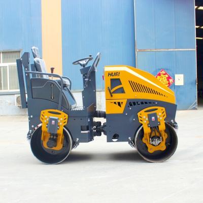 China 2t Hydraulic Double Drum Vibratory Road Roller Machinery for Mini Asphalt Compaction for sale