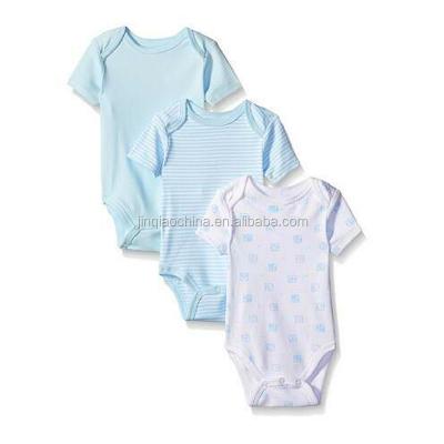 China Cheap Short Sleeve Newborn Baby Clothes Organic Baby Romper Infant Baby Wear With Good Prices for sale