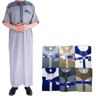 China New Anti-wrinkle daffah muslim clothing thawb thawb robe abaya arabian jubba for saudi style with best price for sale