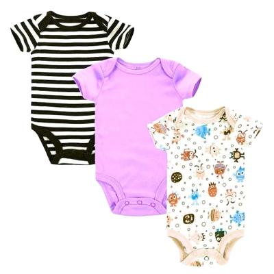 China Antibacterial Cotton Cute Organic Summer Set PRINT Baby Kids Baby Gift Newborn Baby Clothes Used Baby Clothes for sale