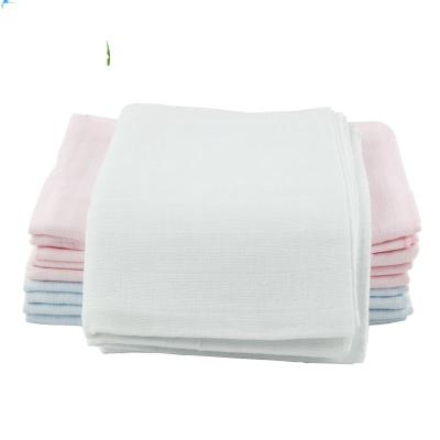 China Plain Weave 6 Wholesale 70*70CM Muslin Fits 100% Cotton Printing Double Layers Gauze Cloth Baby Diaper for sale