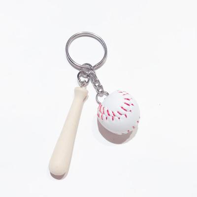 China Leather 2019 Promotion Sports Ball Basketball American Football Badminton Key Chain Key Chain for sale