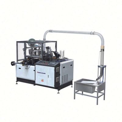 China 160-350gsm PE film coated paper low price ZBJ-OC12 new model raw materials paper cup making machine for sale