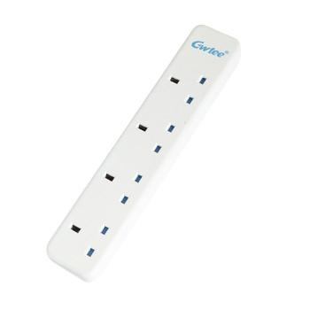 China Residential / General Purpose SASO Approved Extension Socket , 4 Way No Switch UK Power Socket for sale