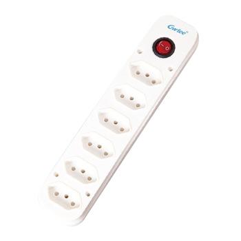 China Brazil Residential Style / Multi-Purpose Universal Socket / Dual USB Socket Outlet / Multiple Electrical AC Power Strip for sale