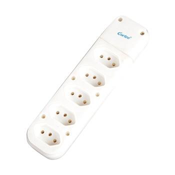 China Residential / General Purpose 5 Outlet Brazil Standard Plug With Extension Cord for sale