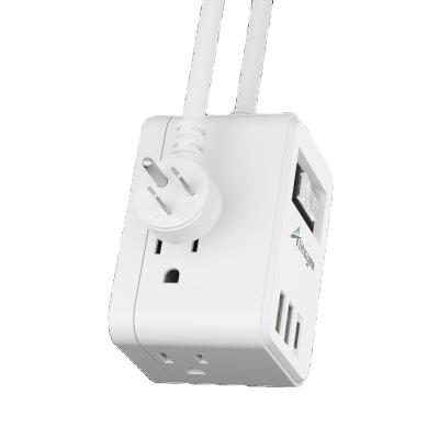 China USA 3-Pin ETL Residential/General Purpose Plug or CE Approved Extension Socket for sale