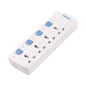 China Universal residential/general purpose extension cord, power strip with overload and backup protection for sale