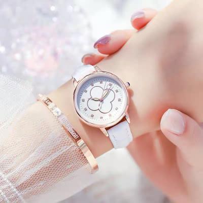 China Juelong Amazon Ebay Waterproof Hot Selling Luminous Women Watch Quartz Watches Simple Thin Leather Strap Reloj Mujer for sale