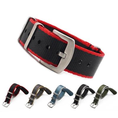 China 2019 Fabric Fashion Personality Seat Belt NATO Strap 20mm Nylon 22mm Watch Strap for sale