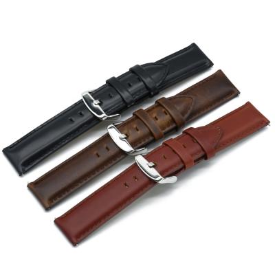 China JUELONG Vintage Genuine Leather Watch Straps 18mm 20mm 22mm 24mm Watch Band With Quick Release for sale