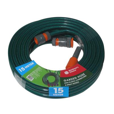 China Anti-UV Colored Heat Resistance Raw Material PVC Soft Flexible Garden Hose for sale