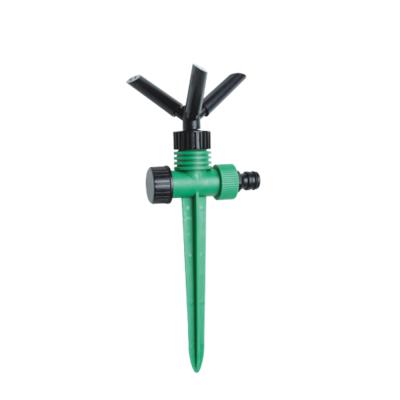 China ABS+PP Plastic Garden Lawn Impulse Three-arm Water Sprinkler For Agriculture for sale