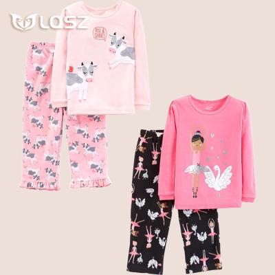 China LQSZ Breathable Sleepwear Toddler Girls Dresses Girl Clothing Set Children Clothing 3 Years Old Pajamas Dress Casual Nightgowns for sale