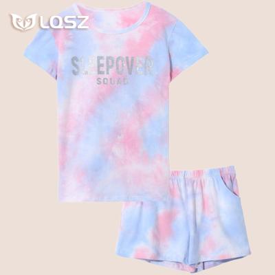 China LQSZ Girls Kids Sleepwear Breathable Kids Wear Clothes For Girls Pajamas For Girls Kids Casual Dressing Gown Pajamas Nightgowns for sale