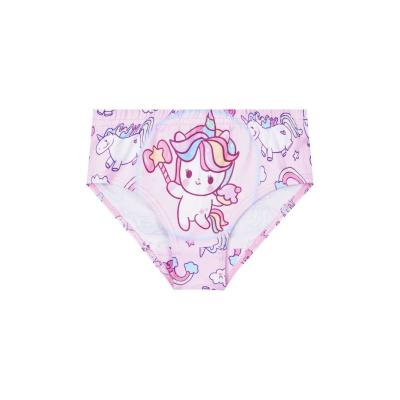 China LQSZ Breathable New Arrivals Cute Unicorn Printed Pink Comfortable Soft Children's Briefs For Little Girls All Seasons Brief for sale