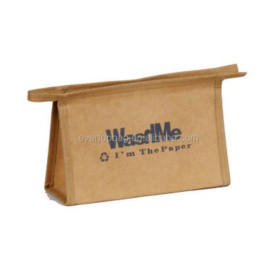 China New Eco - Friendly Fashion Top Grade Kraft Paper Cosmetic Bag for sale