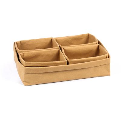 China Eco - Friendly Washable Kraft Paper Storage Bag for sale