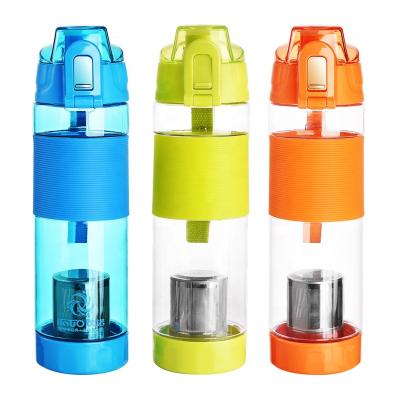 China Sustainable Plastic 650ML Hydrogen Mineral Water Generator Infuser Alkaline Water Bottle for sale