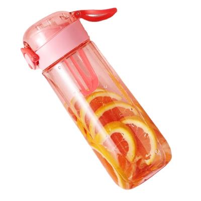 China New Design 580ml Sustainable Plastic Water Bottle Custom Logo Gift Items BPA Free for sale