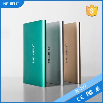 China nejifu brand slim promotional digital display power bank 20000mah for sale