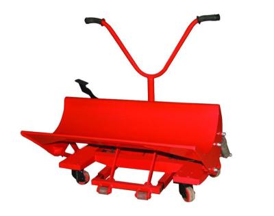 China Convenience And Efficient Textile Used For Transport Chain Beam Trolley Hydraulic Cloth Roll Off Trolley for sale