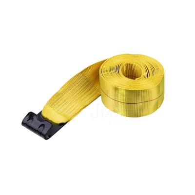 China Cargo Control 3inch 16200lbs Winch Strap With Flat Hook for sale